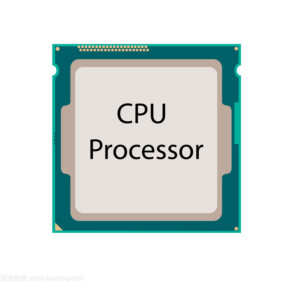 中央处理单元。Cpu 矢量图